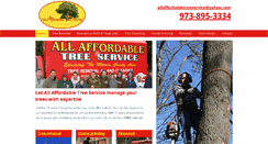 Desktop Screenshot of allaffordabletreenj.com